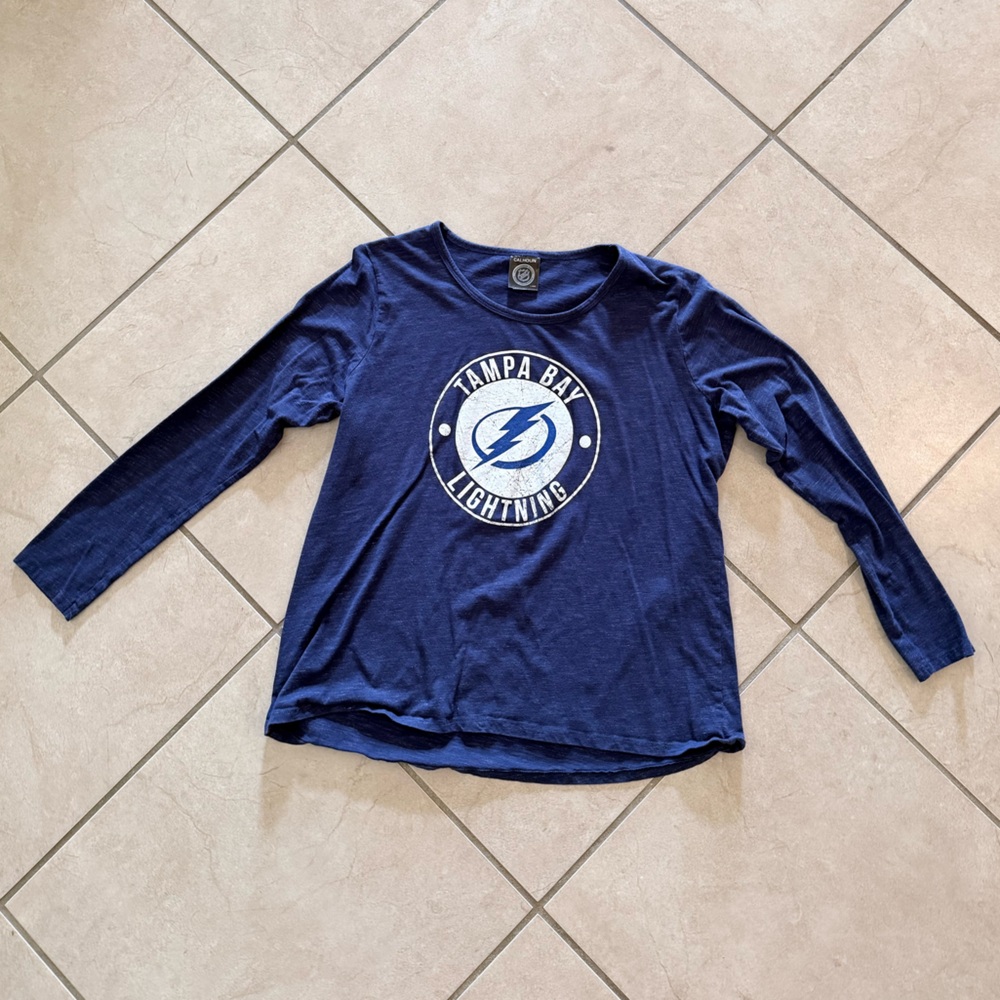 Tampa Bay Lightning Blue Long Sleeve Shirt
